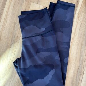 Aerie Navy Camouflage Leggings